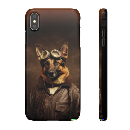 German Shepherd Aviator with Attitude!