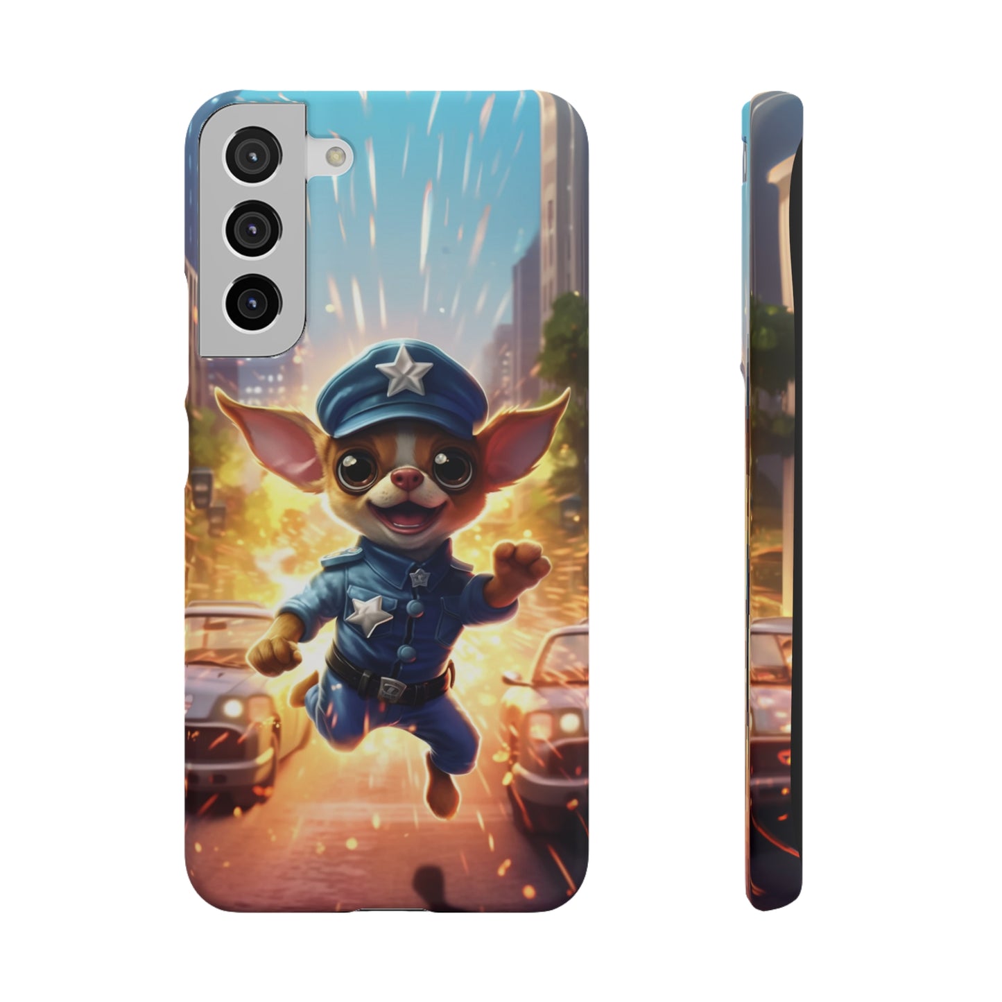 Chihuahua Super Cop: Explosive Action Phone Case