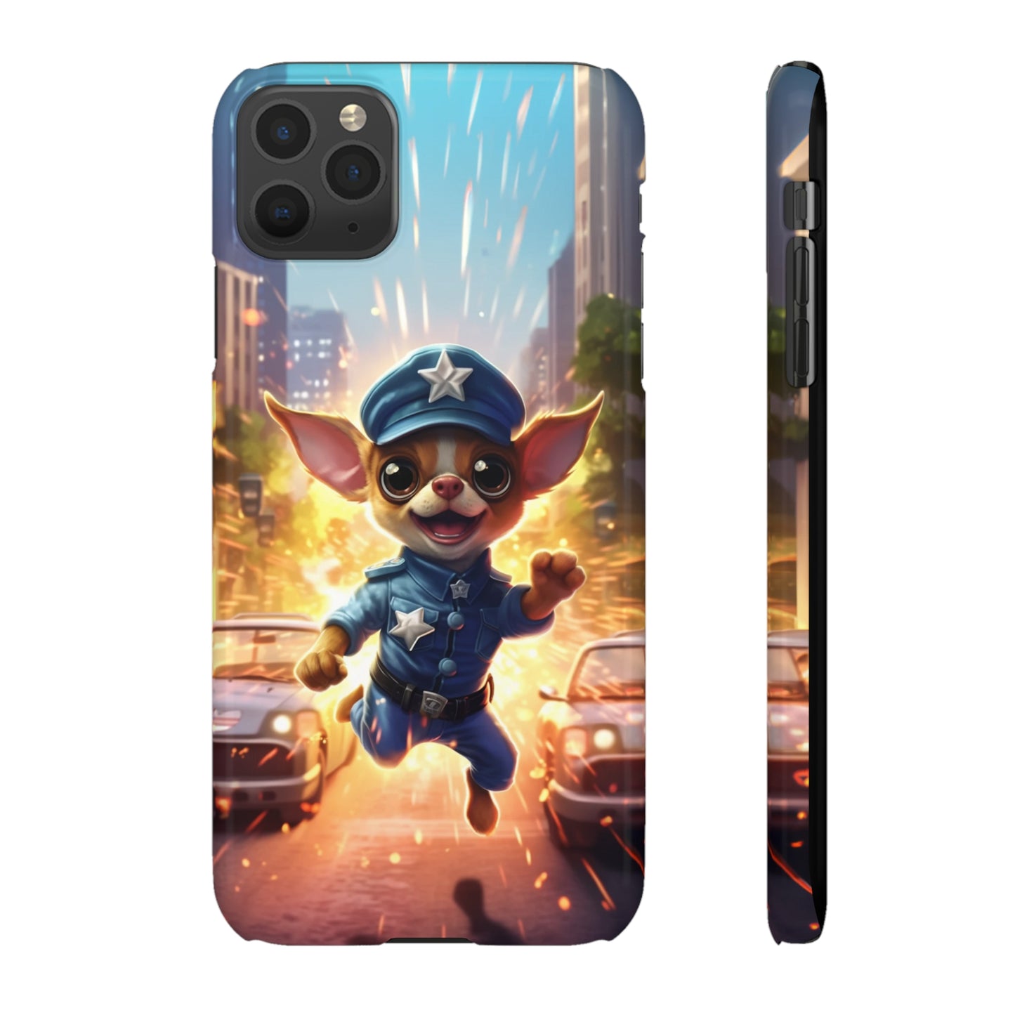 Chihuahua Super Cop: Explosive Action Phone Case
