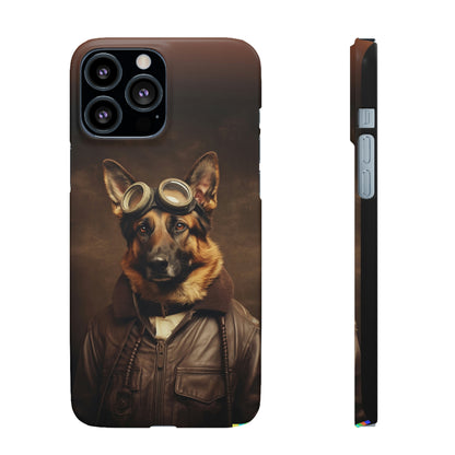 German Shepherd Aviator with Attitude!