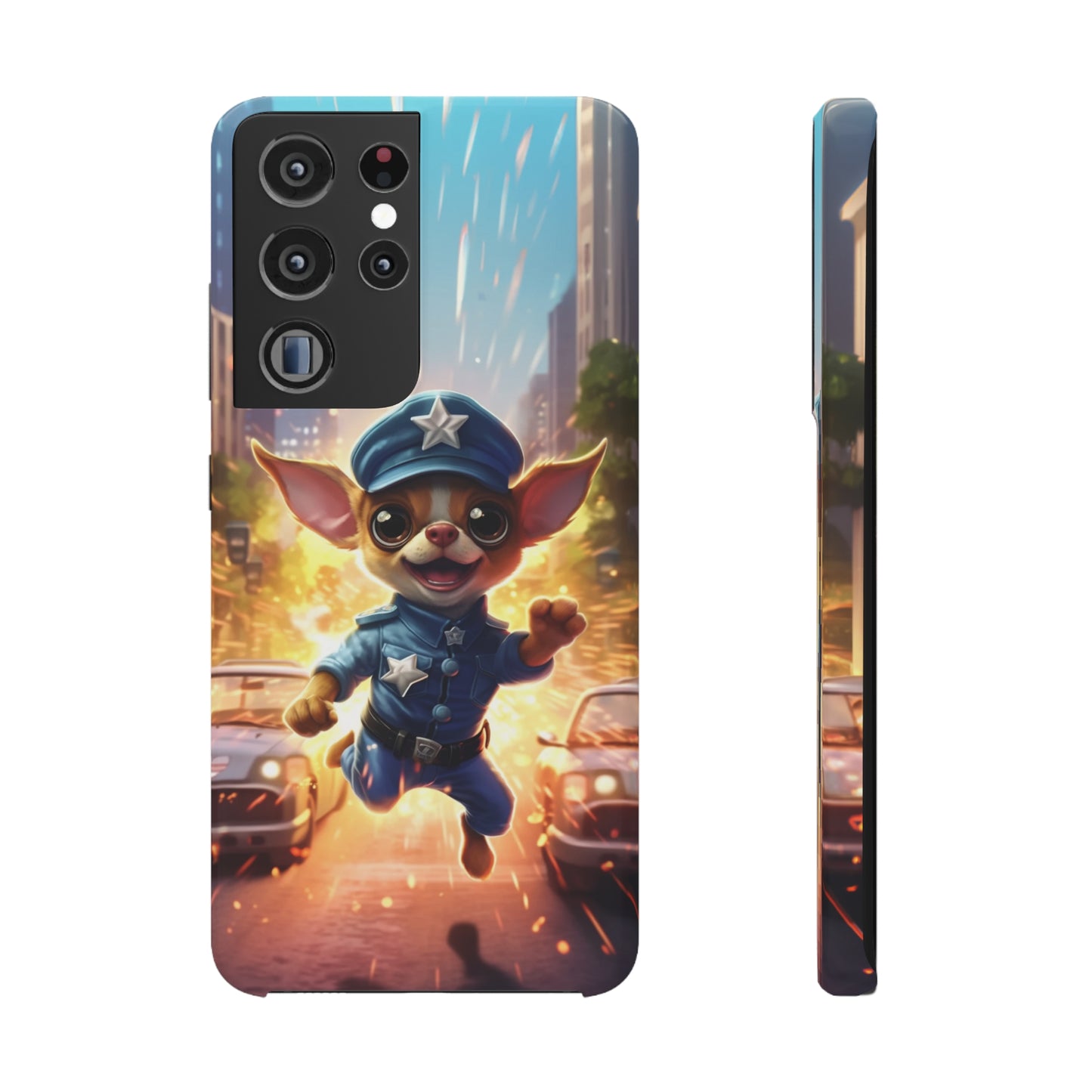 Chihuahua Super Cop: Explosive Action Phone Case