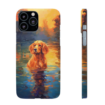 English Cocker Spaniel Splashing Serenade