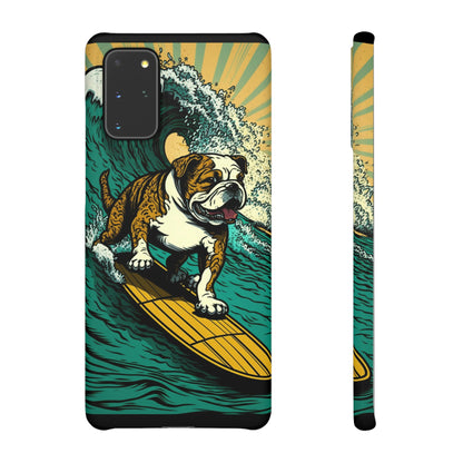 Surf's Up Bulldog: Ride the Wave with Your Best Pal