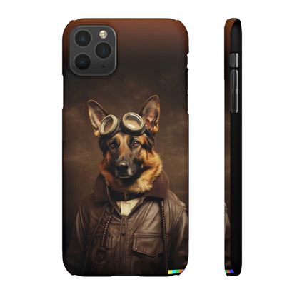 German Shepherd Aviator with Attitude!