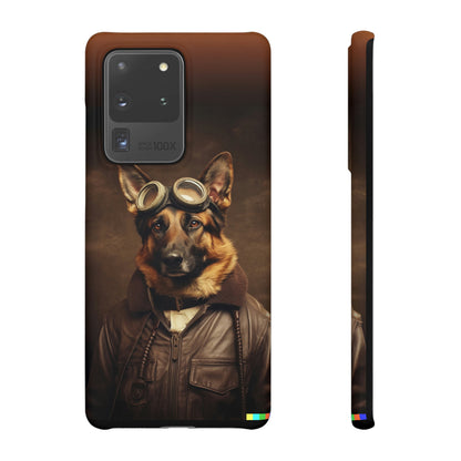 German Shepherd Aviator with Attitude!