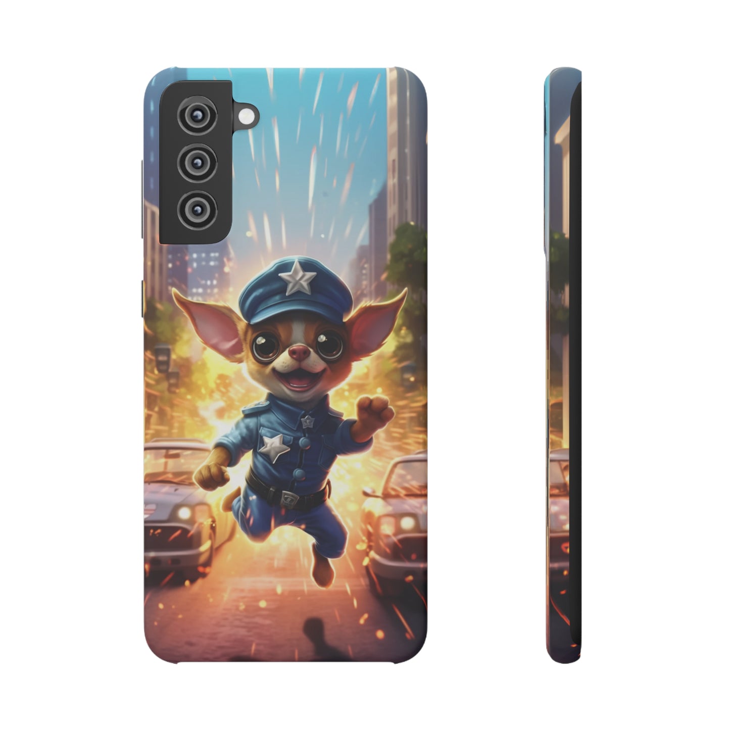Chihuahua Super Cop: Explosive Action Phone Case