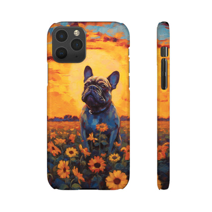 Frenchie Sunflower Sunset Serenade