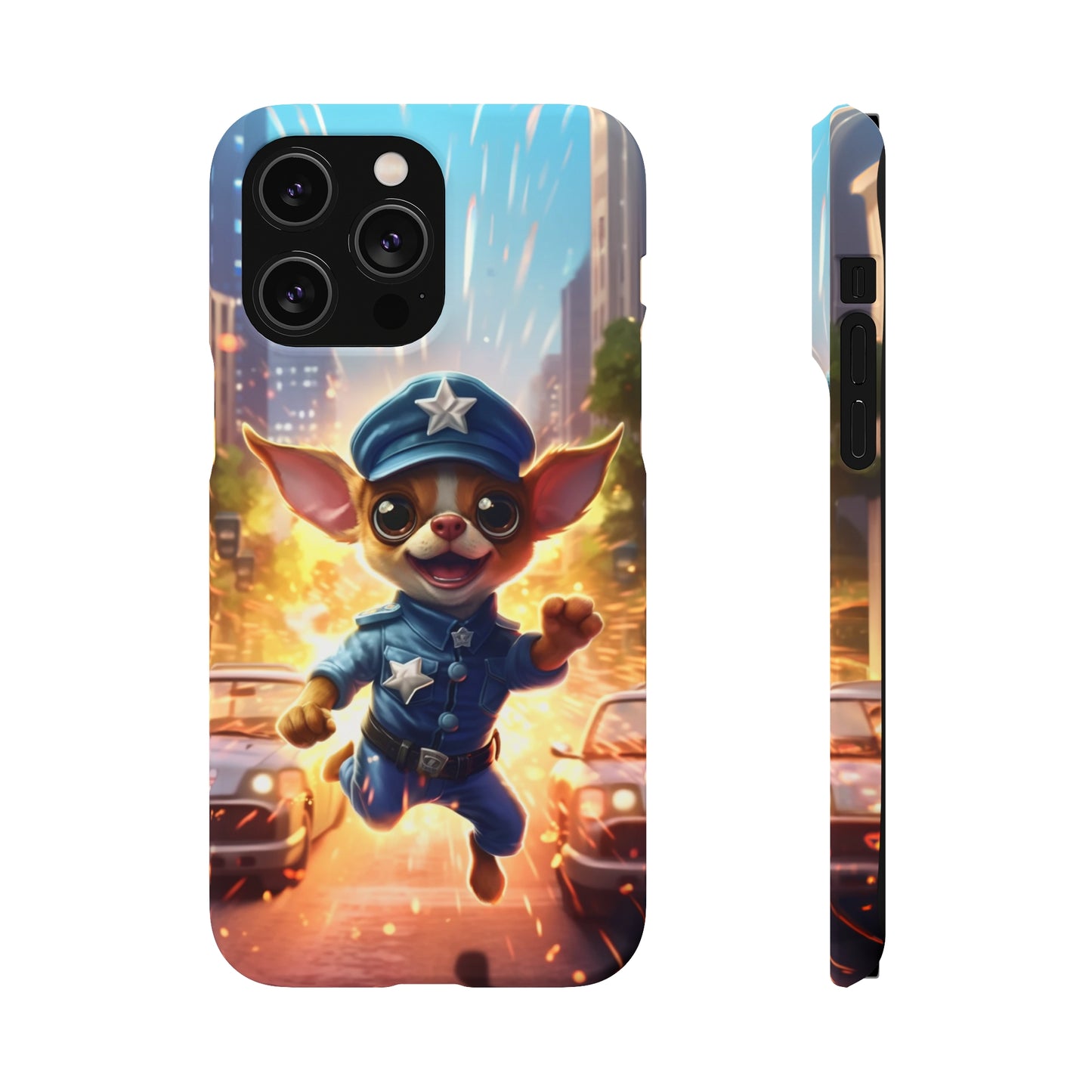 Chihuahua Super Cop: Explosive Action Phone Case