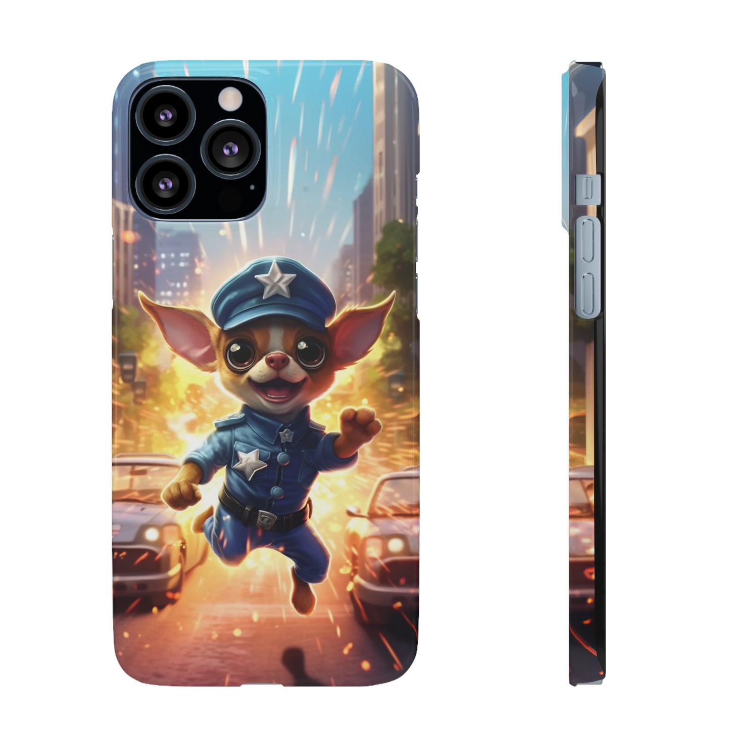 Chihuahua Super Cop: Explosive Action Phone Case