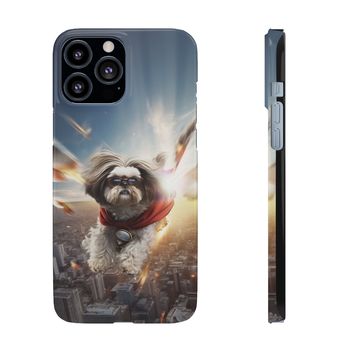 Superhero Shih Tzu In Action