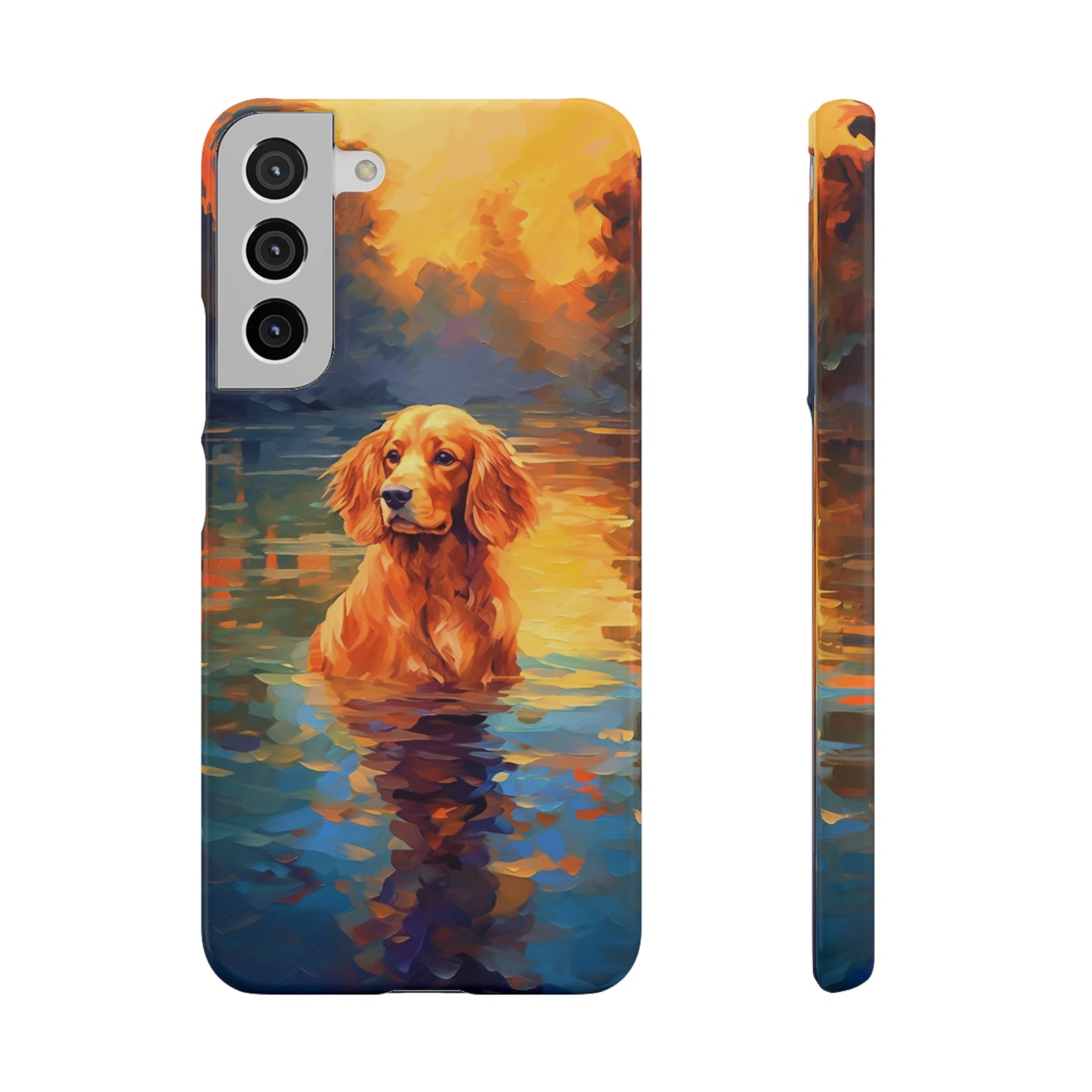 English Cocker Spaniel Splashing Serenade