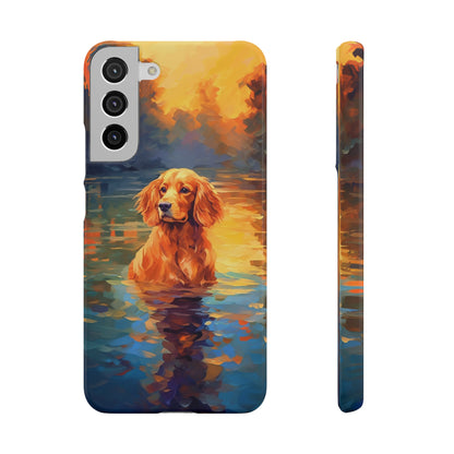 English Cocker Spaniel Splashing Serenade