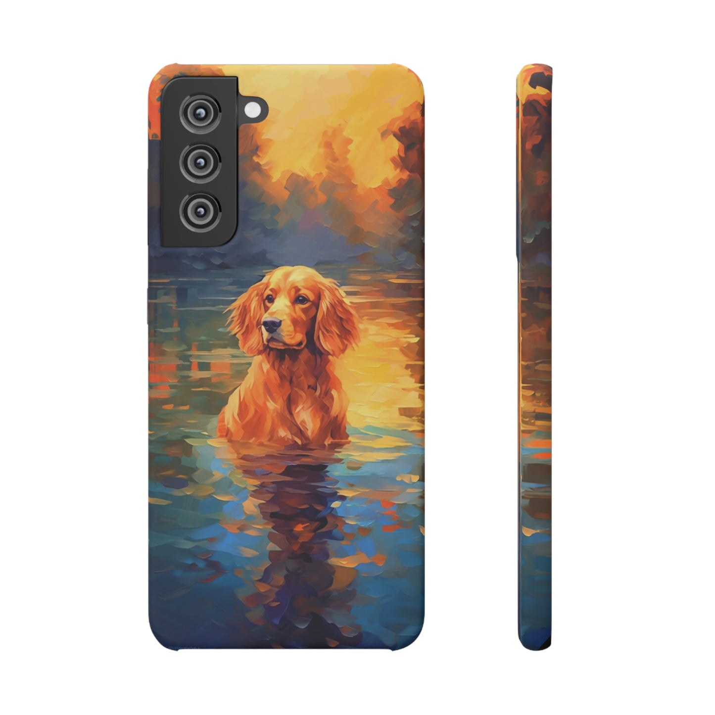 English Cocker Spaniel Splashing Serenade