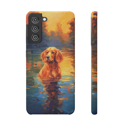 English Cocker Spaniel Splashing Serenade