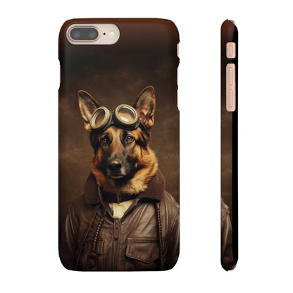 German Shepherd Aviator with Attitude!