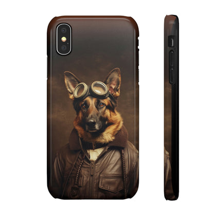 German Shepherd Aviator with Attitude!