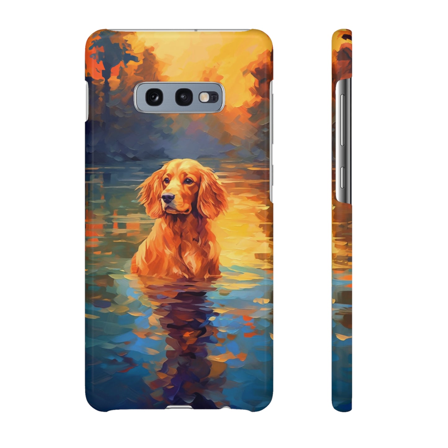 English Cocker Spaniel Splashing Serenade