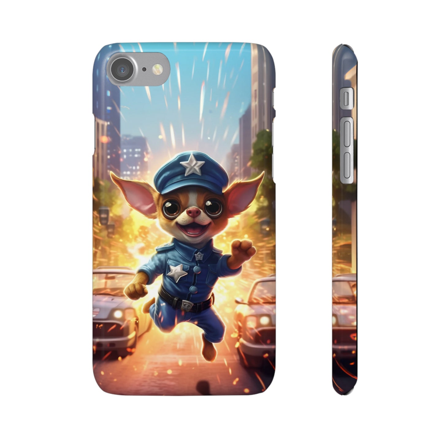 Chihuahua Super Cop: Explosive Action Phone Case