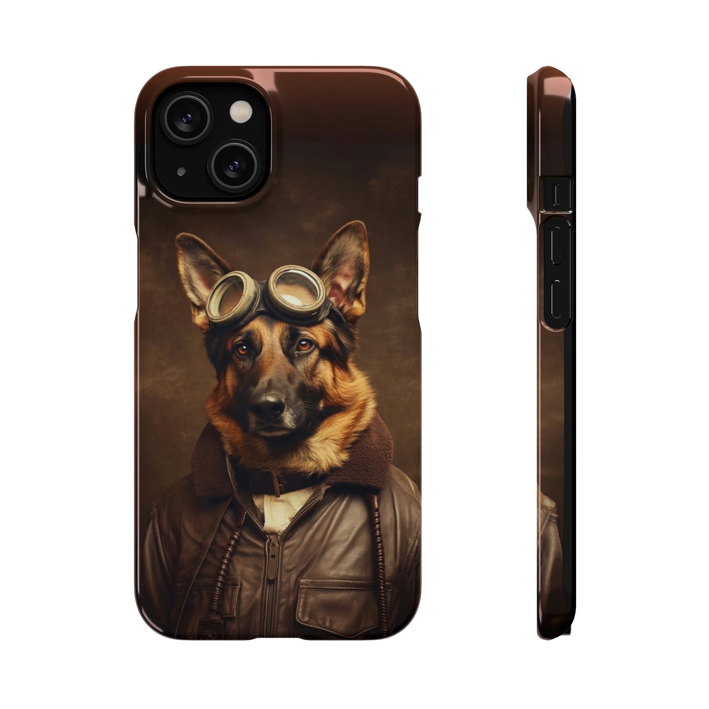 German Shepherd Aviator with Attitude!