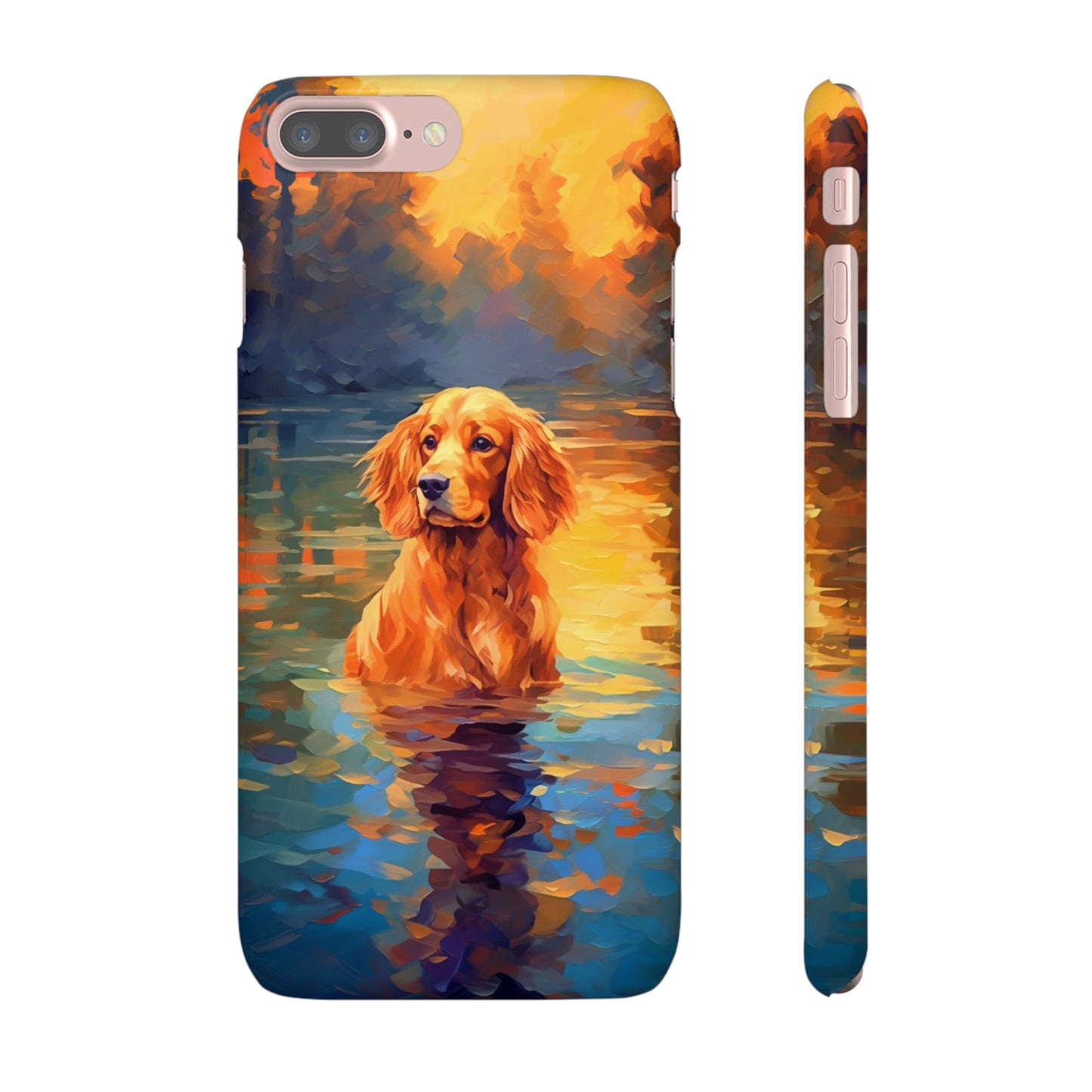 English Cocker Spaniel Splashing Serenade