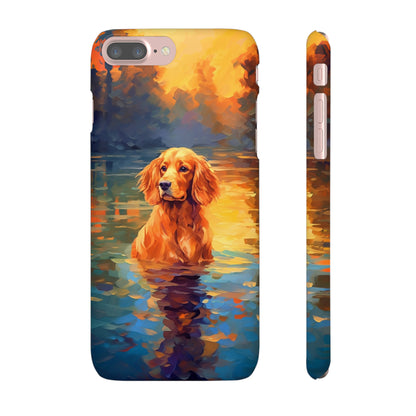 English Cocker Spaniel Splashing Serenade