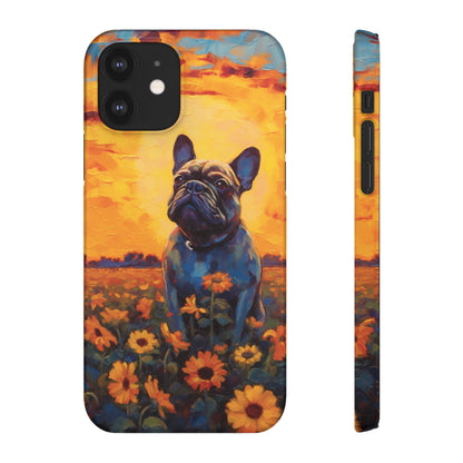 Frenchie Sunflower Sunset Serenade