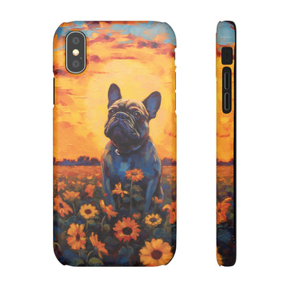 Frenchie Sunflower Sunset Serenade