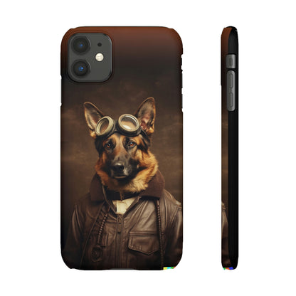 German Shepherd Aviator with Attitude!