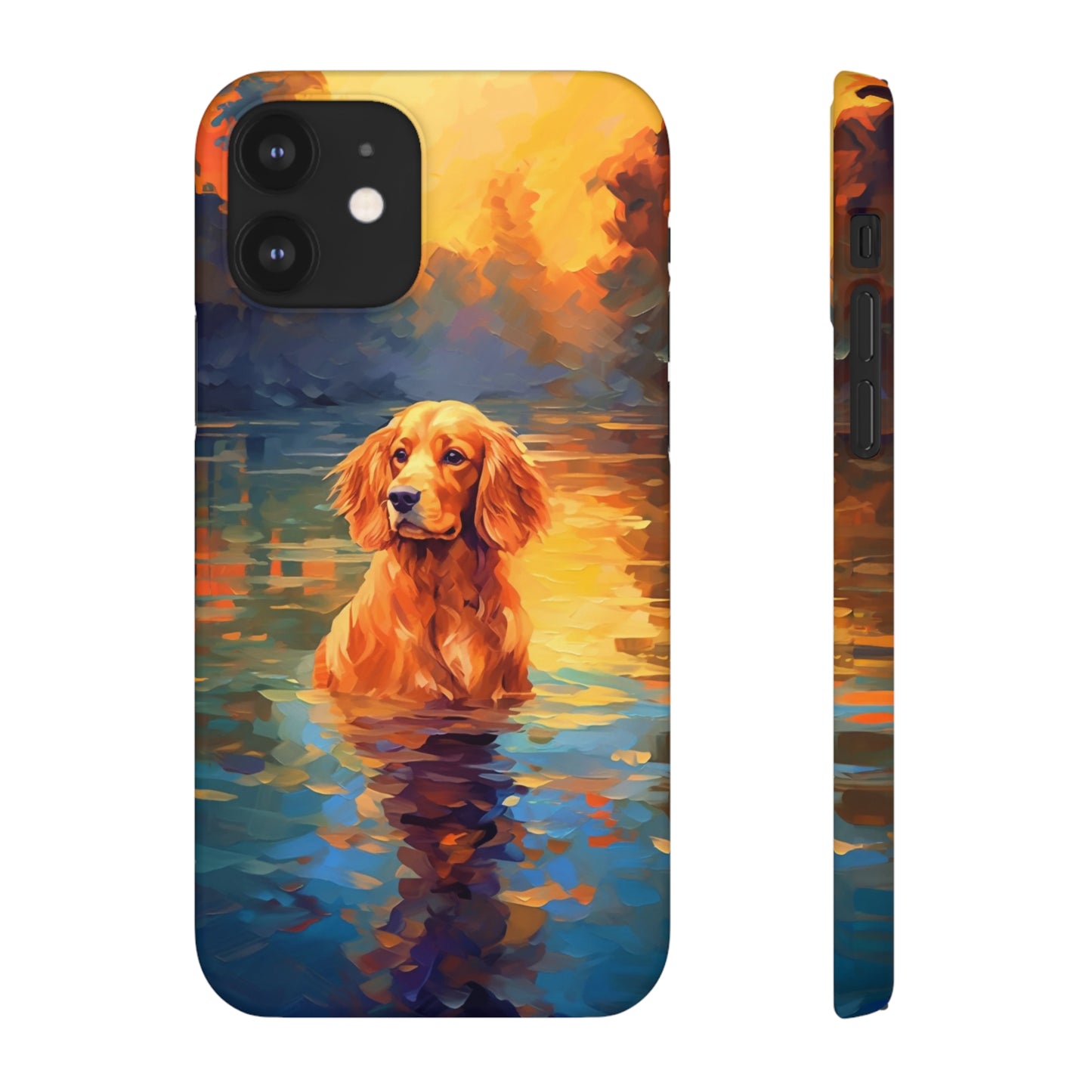 English Cocker Spaniel Splashing Serenade