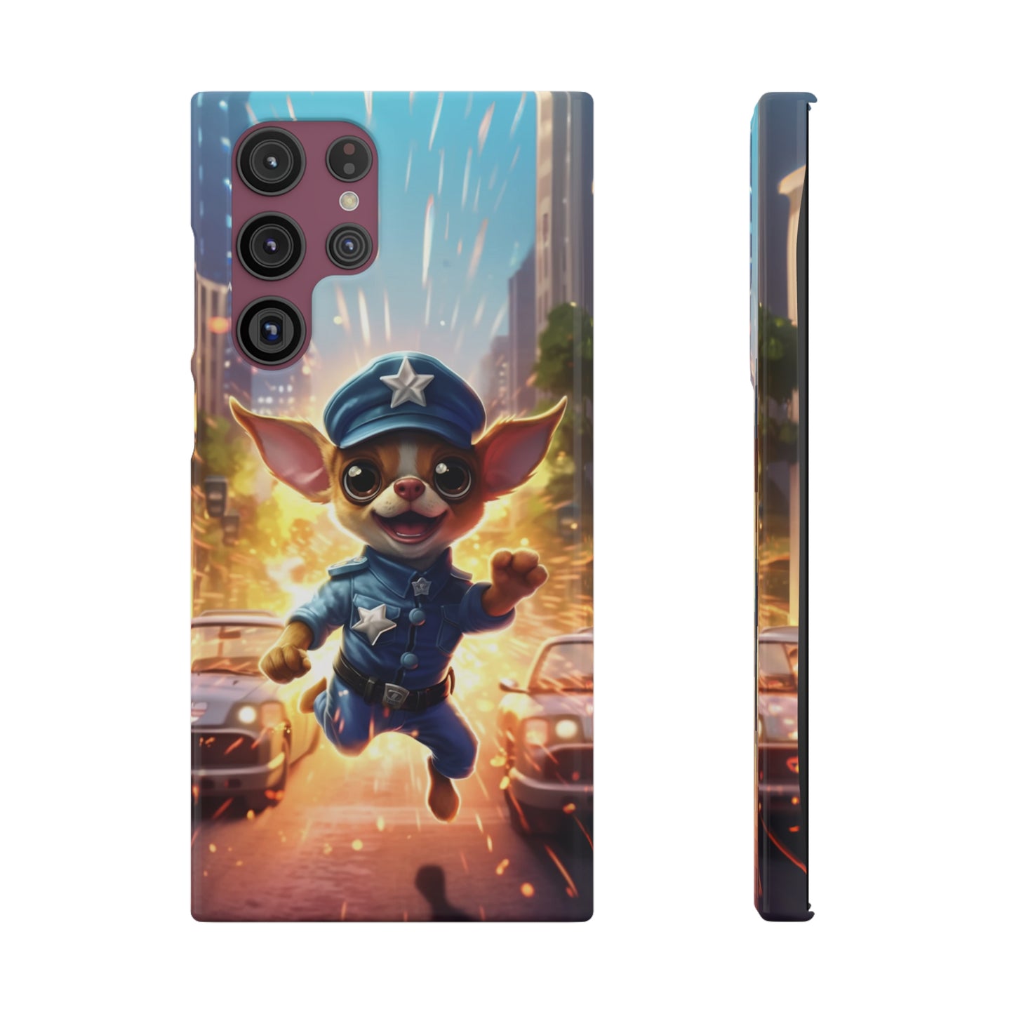 Chihuahua Super Cop: Explosive Action Phone Case