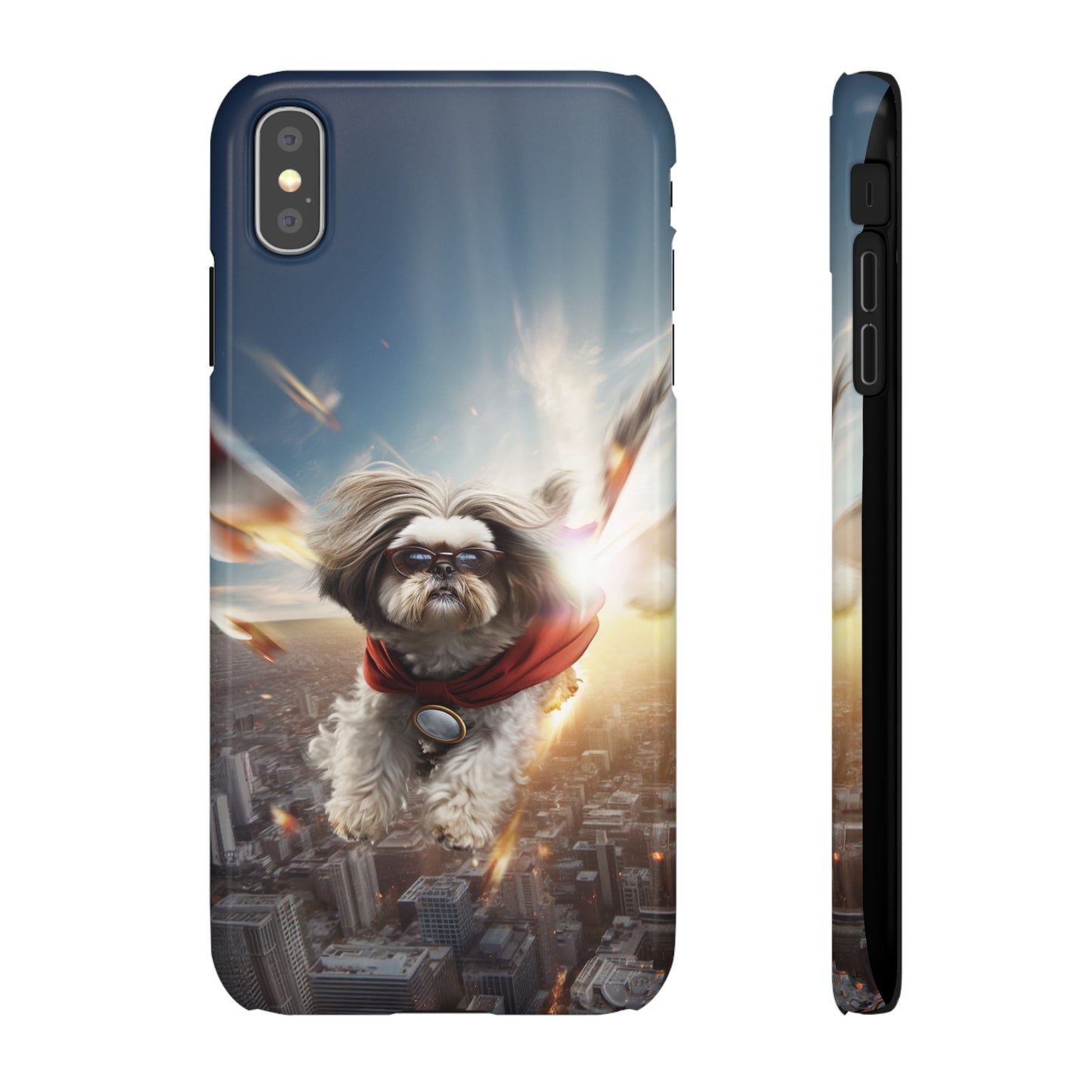 Superhero Shih Tzu In Action