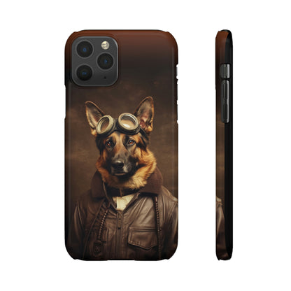 German Shepherd Aviator with Attitude!