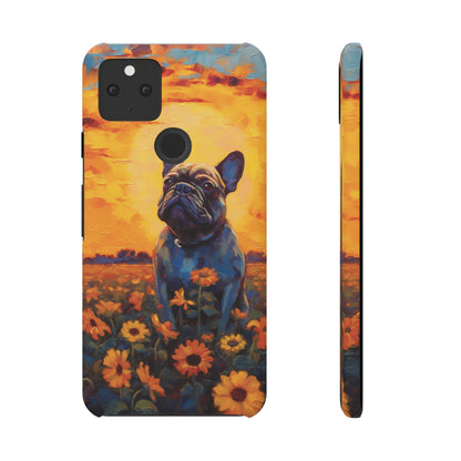 Frenchie Sunflower Sunset Serenade