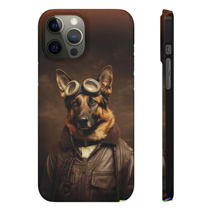 German Shepherd Aviator with Attitude!