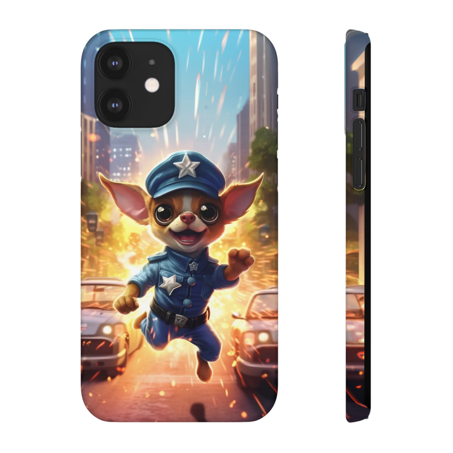 Chihuahua Super Cop: Explosive Action Phone Case