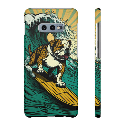 Surf's Up Bulldog: Ride the Wave with Your Best Pal