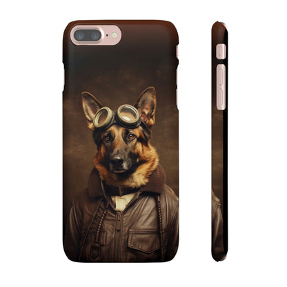 German Shepherd Aviator with Attitude!