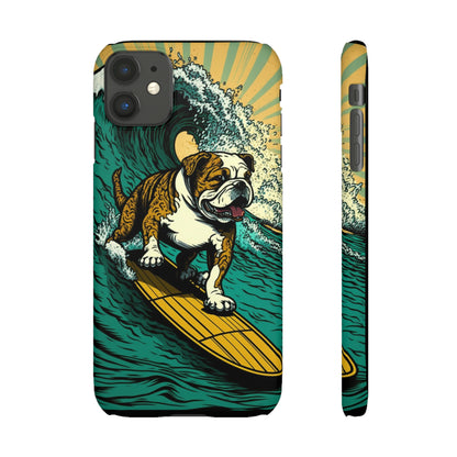 Surf's Up Bulldog: Ride the Wave with Your Best Pal