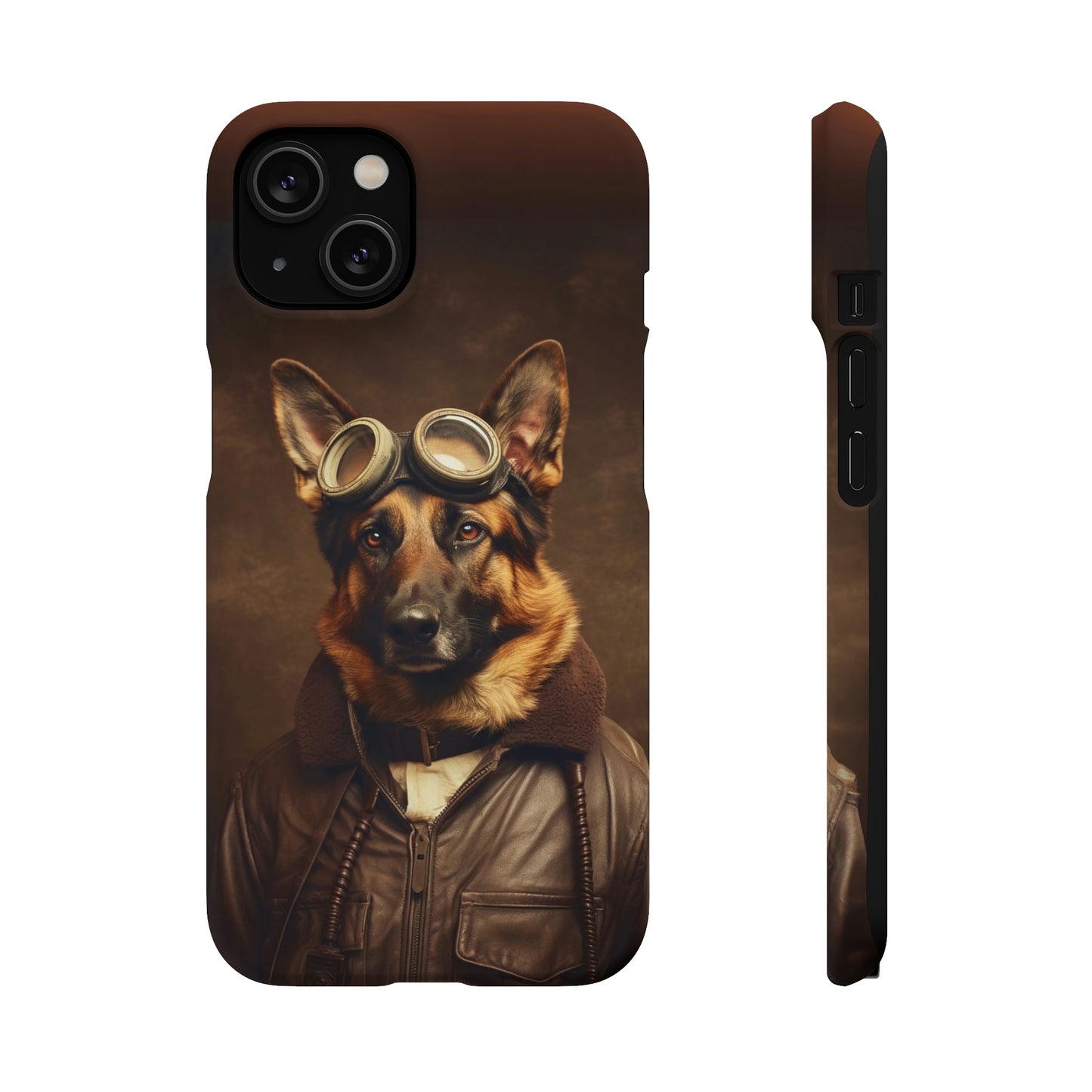 German Shepherd Aviator with Attitude!